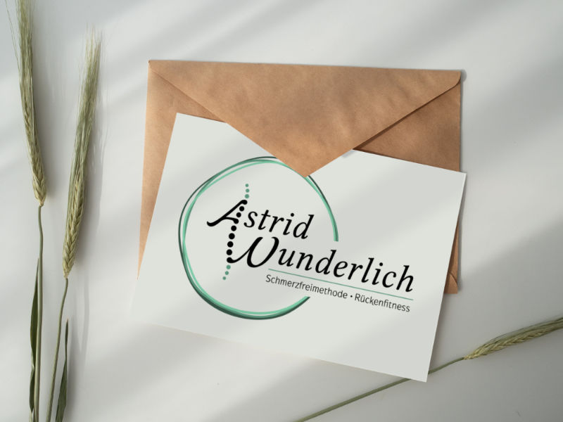 Persönliches Logo eines Coaches auf einem Briefpapier